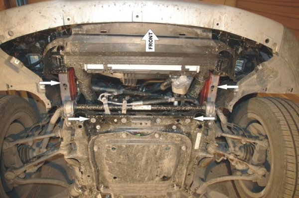 Unterfahrschutz BMW X1, Typ E84, Motor 1.8/2.0/2.0 TD ab Baujahr 03.2009 - 06.2015