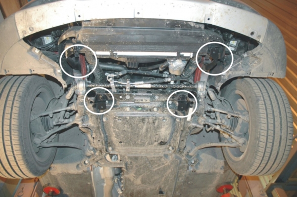 Unterfahrschutz BMW X1, Typ E84, Motor 1.8/2.0/2.0 TD ab Baujahr 03.2009 - 06.2015