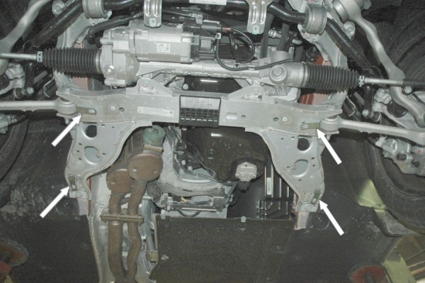 Unterfahrschutz BMW X1, Typ E84, Motor 1.8/2.0/2.0 TD (sDrive nur Benziner) ab Baujahr 03.2009 - 06.2015