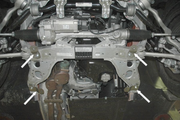 Unterfahrschutz BMW X1, Typ E84, Motor 1.8/2.0/2.0 TD (sDrive nur Benziner) ab Baujahr 03.2009 - 06.2015