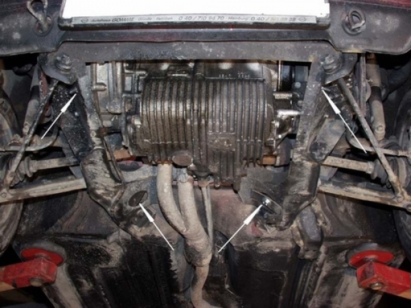 Unterfahrschutz Mini Cooper, Typ R50/R53, Motor 1.4, Baujahr 06.2001 - 09.2006