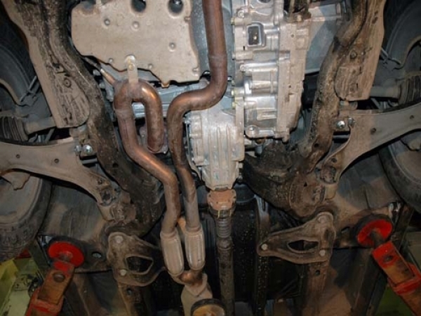 Unterfahrschutz Chevrolet Captiva, Typ KLAC, Motor 2.0 TD/2.4/3.2 ab Baujahr 06.2006 - 03.2011