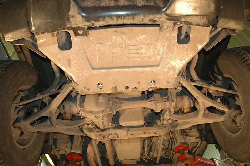 Unterfahrschutz Hummer H3, Typ GMT345, Motor 3.7 ab Baujahr 04.2005 - 2010