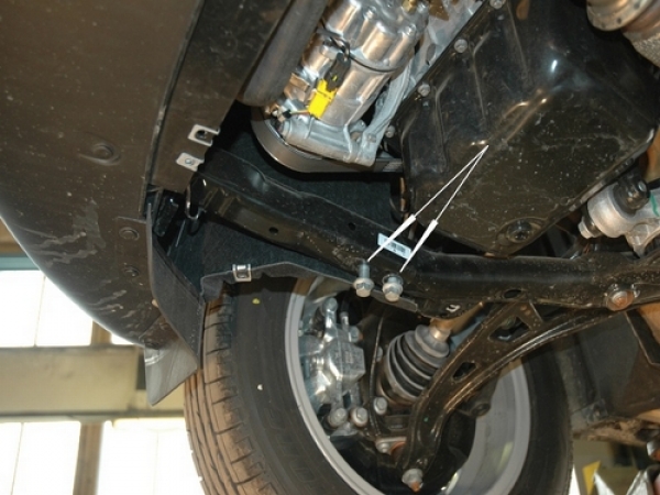 Unterfahrschutz Mini One Countryman Frontantrieb, Typ R60, Motor 1.6 ab Baujahr 06.2010 -