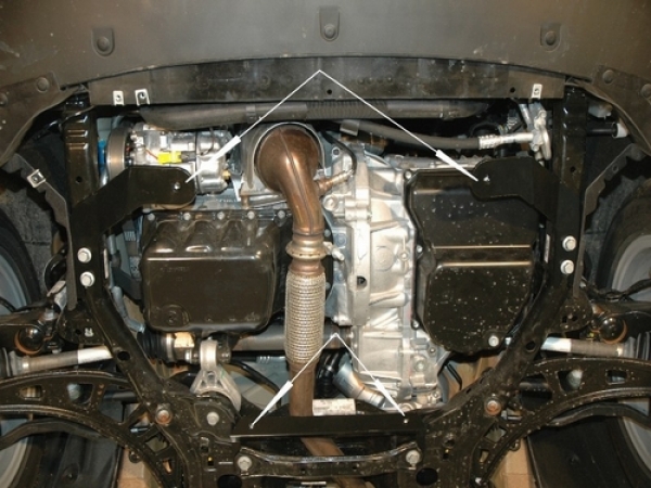 Unterfahrschutz Mini One Countryman Frontantrieb, Typ R60, Motor 1.6 ab Baujahr 06.2010 -