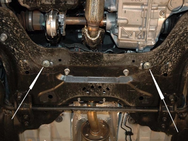 Unterfahrschutz Citroen C4 I, Typ L, Motor alle ab Baujahr 07.2008 - 07.2011