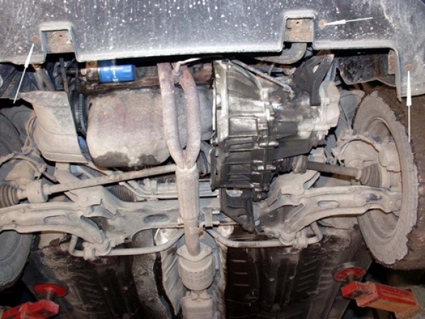 Unterfahrschutz Fiat Palio, Typ 178, Motor 1.0/1.2/1.4/1.5/1.6 ab Baujahr 04.1996 -