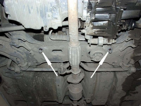 Unterfahrschutz Fiat Doblo, Typ 119/223, Motor 1.2/1.3D/1.6/1.9D ab Baujahr 03.2001 -