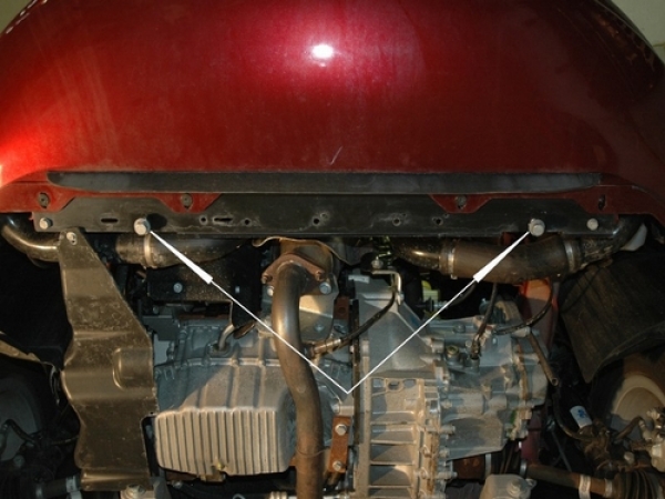 Unterfahrschutz Fiat Linea, Typ 323, Motor 1.4 ab Baujahr 06.2007 -