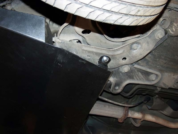 Unterfahrschutz Ford Fiesta IV (Courier), Typ JA/JB/J3/J5, Motor 1.0/1.3/1.4/1.6/1.8D ab Baujahr 08.1995 - 09.2002