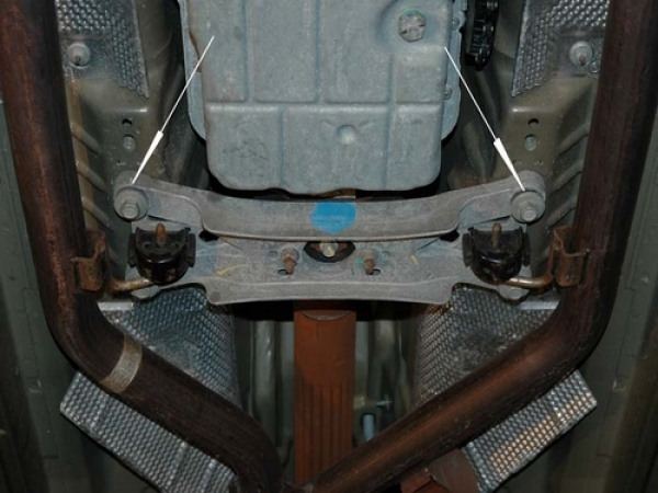 Unterfahrschutz Ford Mustang V, Typ S197, Motor 4.0 V6 ab Baujahr 2004 - 2014