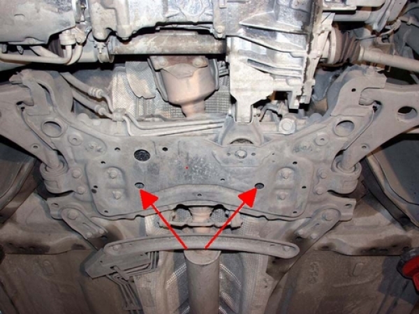 Unterfahrschutz Ford Kuga I, Typ DM2, Motor 2.0D/2.5 ab Baujahr 03.2008 - 11.2012