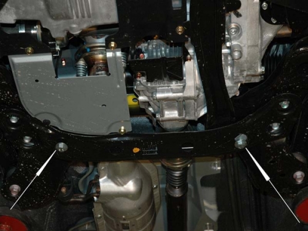 Unterfahrschutz Ford Escape II, Typ 1EZ/1N2, Motor 2.3 ab Baujahr 2008 - 2012