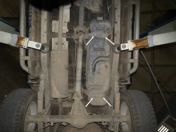 Unterfahrschutz Ford Ranger, Typ 2AB, Motor 2.2 TD/3.2 TD ab Baujahr 04.2011 - 04.2015