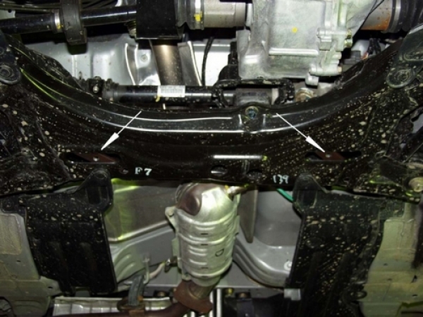 Unterfahrschutz Honda Jazz II, Typ GD, Motor 1.2/1.4/1.6 ab Baujahr 03.2002 - 12.2008