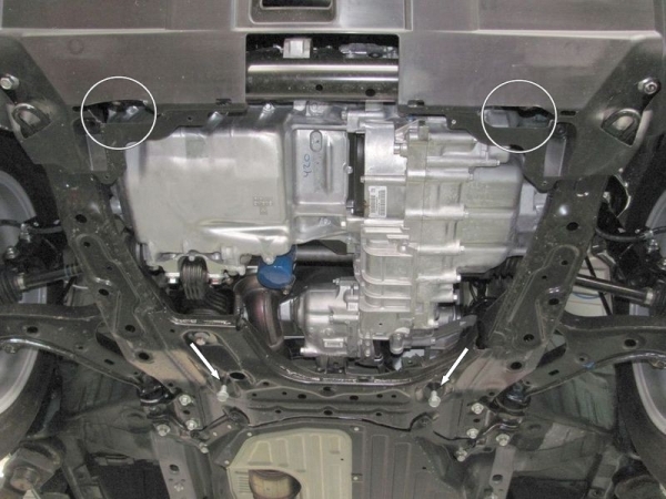 Unterfahrschutz Honda CR-V IV, Typ RE, Motor 2.0/2.4 nur Benzin Modelle ab Baujahr 01.2012 -