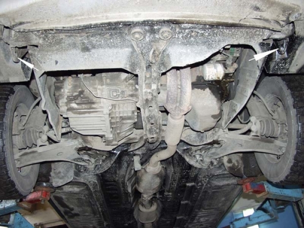 Unterfahrschutz Hyundai Sonata IV, Typ EF, Motor alle ab Baujahr 10.2001 - 05.2005