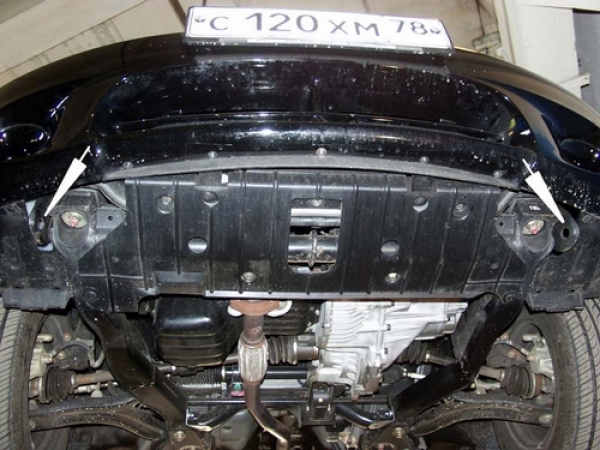 Unterfahrschutz Hyundai Accent II, Typ LC, Motor alle ab Baujahr 09.1999 - 2003