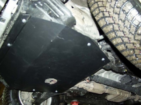 Unterfahrschutz Hyundai Santa Fé I Classic (gebaut in Tagaz), Typ SM, Motor alle ab Baujahr 11.2000 - 03.2006