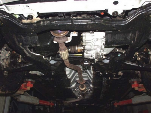 Unterfahrschutz Hyundai Elantra, Typ XD, Motor 1.6/1.8/2.0 ab Baujahr 06.2000 - 07.2006 (Facelift 10.2003 -)