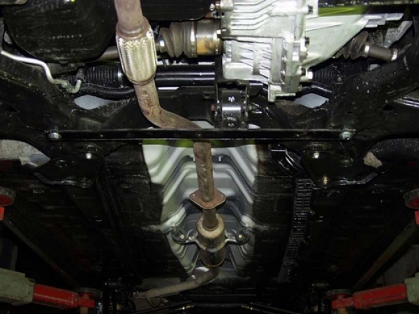 Unterfahrschutz Hyundai Elantra, Typ XD, Motor 1.6/1.8/2.0 ab Baujahr 06.2000 - 07.2006 (Facelift 10.2003 -)