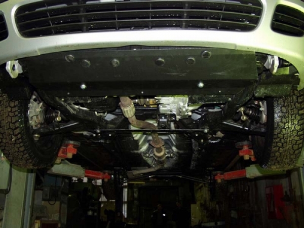 Unterfahrschutz Hyundai Elantra, Typ XD, Motor 1.6/1.8/2.0 ab Baujahr 06.2000 - 07.2006 (Facelift 10.2003 -)