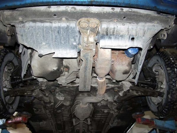 Unterfahrschutz Hyundai Pony/Excel, Typ X-2, Motor 1.3/1.5 ab Baujahr 01.1990 - 01.1995