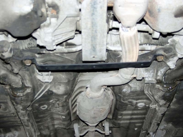 Unterfahrschutz Hyundai Pony/Excel, Typ X-2, Motor 1.3/1.5 ab Baujahr 01.1990 - 01.1995