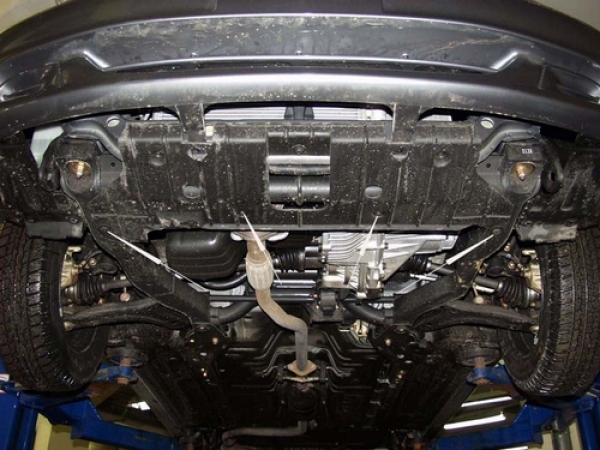 Unterfahrschutz Hyundai Accent II, Typ LC, Motor alle ab Baujahr 2003 - 05.2006