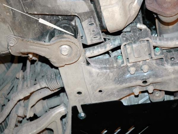 Unterfahrschutz Hyundai Sonata V, Typ NF, Motor 2.0/2.4 ab Baujahr 01.2005 - 12.2010