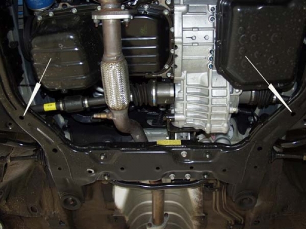 Unterfahrschutz Hyundai Accent III, Typ MC/MCT, Motor alle ab Baujahr 11.2005 - 11.2010