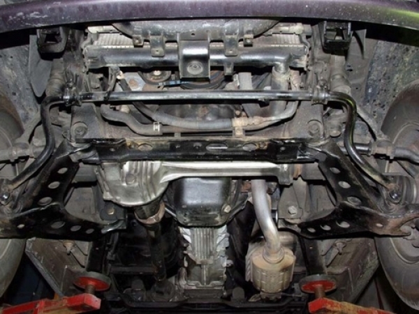 Unterfahrschutz KIA Sportage (gebaut in USA und Kaliningrad), Typ K00, Motor alle ab Baujahr 08.1999 - 08.2004