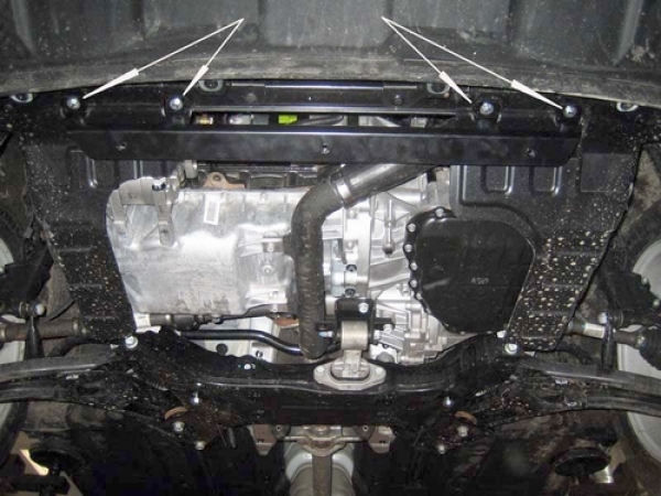 Unterfahrschutz KIA Soul, Typ AM, Motor 1.6/1.6 Diz ab Baujahr 02.2009 -