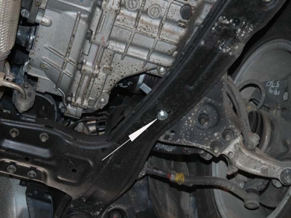 Unterfahrschutz KIA Opirus, Typ GH, Motor 3.8 ab Baujahr 2007 -