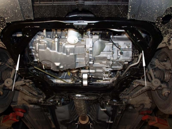 Unterfahrschutz Mazda 6, Typ GG/GY, Motor 1.8 (2WD)/2.0 (2WD) ab Baujahr 06.2002 - 12.2007