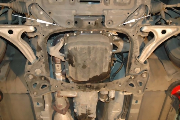 Unterfahrschutz Mazda RX-8, Typ SE, Motor 1.3 ab Baujahr 10.2003 - 06.2012