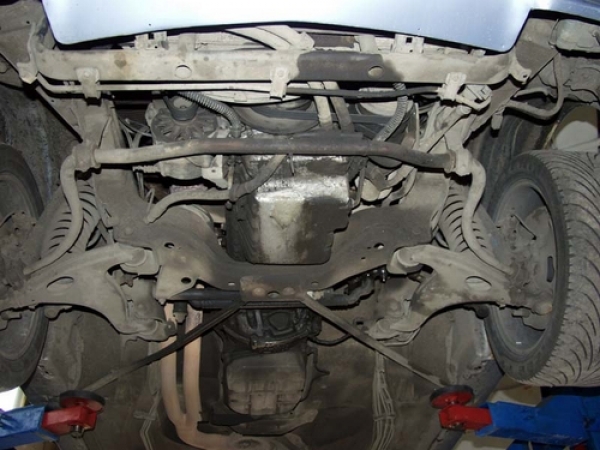 Unterfahrschutz Mercedes Benz SL, Typ 129, Motor 2.8/3.0/3.2 ab Baujahr 03.1989 - 12.2001