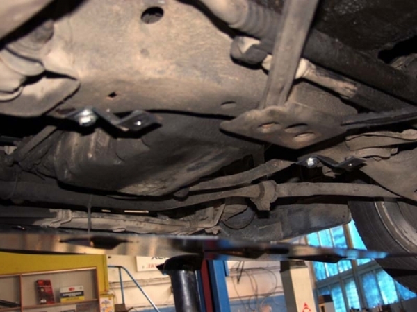 Unterfahrschutz Mercedes Benz SL, Typ 129, Motor 2.8/3.0/3.2 ab Baujahr 03.1989 - 12.2001