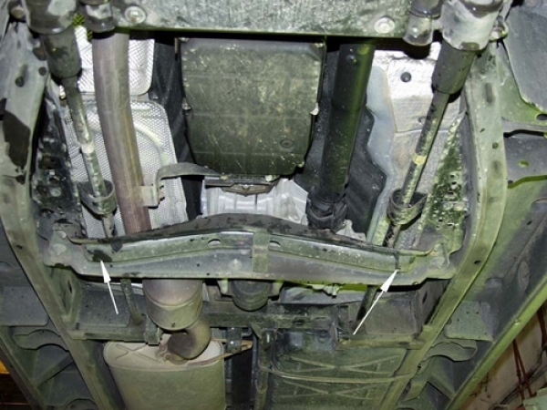 Unterfahrschutz Mercedes Benz M-Klasse, Typ 163, Motor 2.7 CDI ab Baujahr 02.1998 - 06.2005