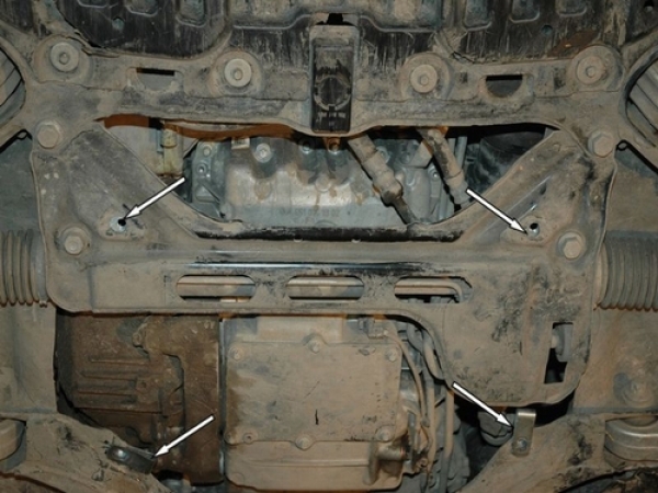 Unterfahrschutz Mercedes Benz GLK, Typ 204X, Motor alle ab Baujahr 06.2008 - 2012