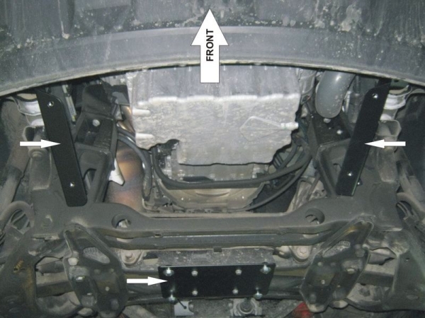 Unterfahrschutz Mercedes Benz Sprinter, Typ 906, Motor 2.2 TD/3.0 V6 (für 4x4 Modelle) ab Baujahr 06.2006 -