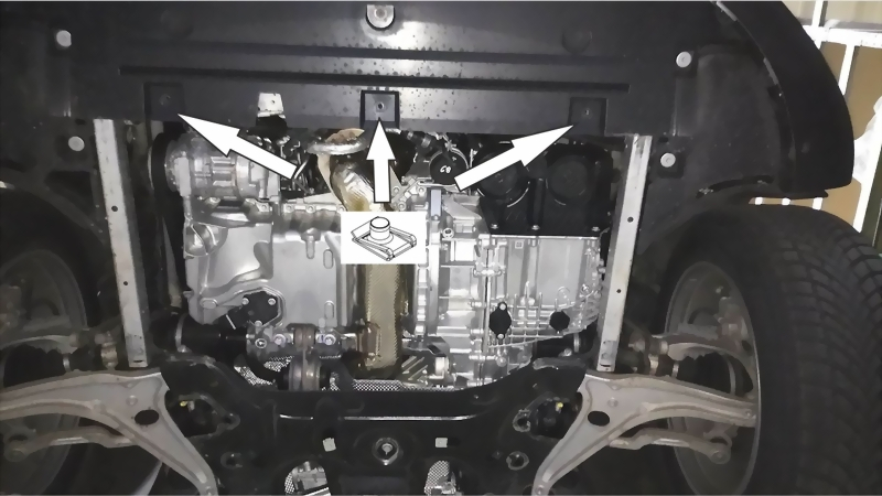 Unterfahrschutz Mercedes Benz A-Klasse, Typ W177, Motor alle, Baujahr 03.2018 -