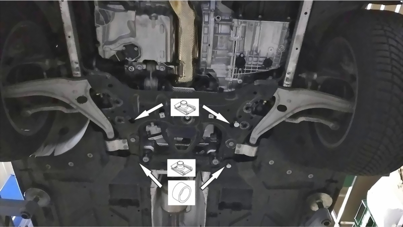 Unterfahrschutz Mercedes Benz B-Klasse, Typ W247, Motor alle, Baujahr 12.2018 -
