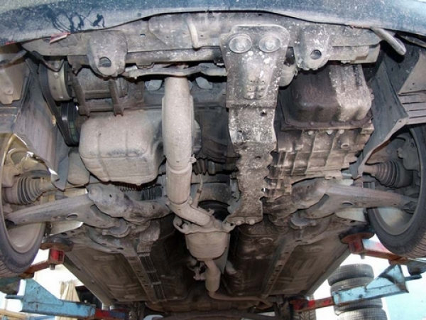 Unterfahrschutz Mitsubishi Colt V, Typ CJ/CP, Motor 1.3/1.5/1.6 ab Baujahr 09.1995 - 09.2003