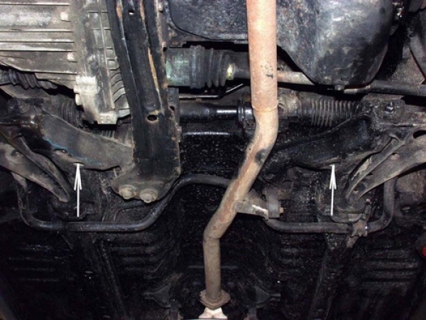 Unterfahrschutz Mitsubishi Space Wagon, Typ N3/N4, Motor alle ab Baujahr 05.1991 - 11.1998