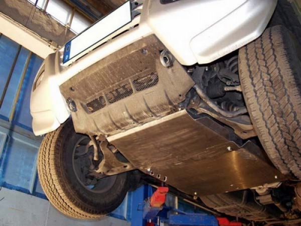 Unterfahrschutz Mitsubishi Pajero III, Typ V60/V70, Motor alle ab Baujahr 04.2000 - 01.2007