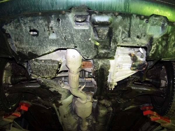 Unterfahrschutz Mitsubishi Carisma GDI, Typ DA, Motor 1.6/1.8 GDI/1.9D ab Baujahr 07.1995 - 06.2006