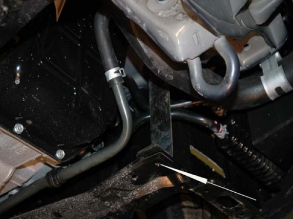 Unterfahrschutz Mitsubishi Outlander II, Typ CW, Motor 2.0 TD ab Baujahr 11.2006 - 11.2012