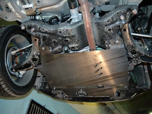 Unterfahrschutz Mitsubishi Outlander II, Typ CW, Motor 2.0 TD ab Baujahr 11.2006 - 11.2012