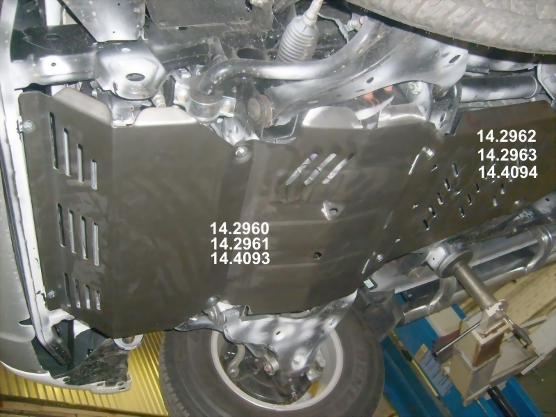 Unterfahrschutz Mitsubishi L200, Typ KJ/KK/KL, Motor alle ab Baujahr 09.2015 -